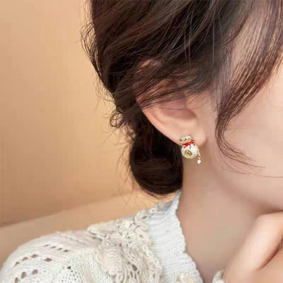 Foo bag earrings girl - Picture 2 of 5